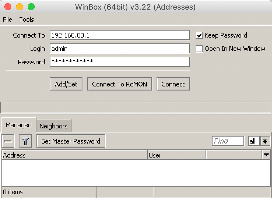 Download free Winbox-mac