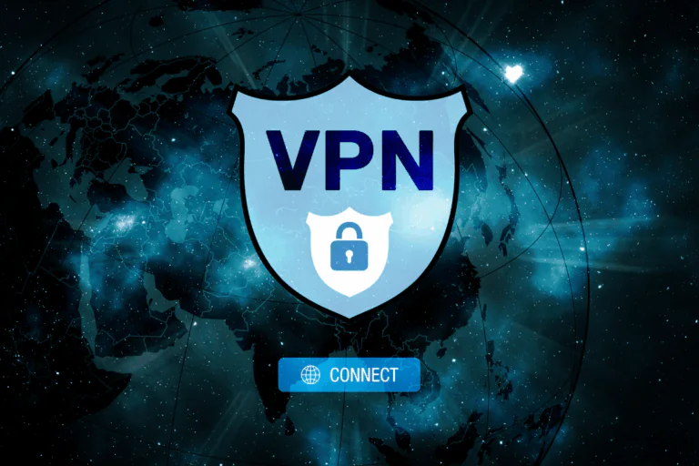 ilustração de distintivo com os dizeres VPN é imagem destacada de artigo sobre VPN Nord