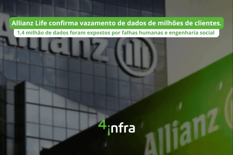 Ataque na Allianz Life confirmam vazamento de dados de milhões de clientes.