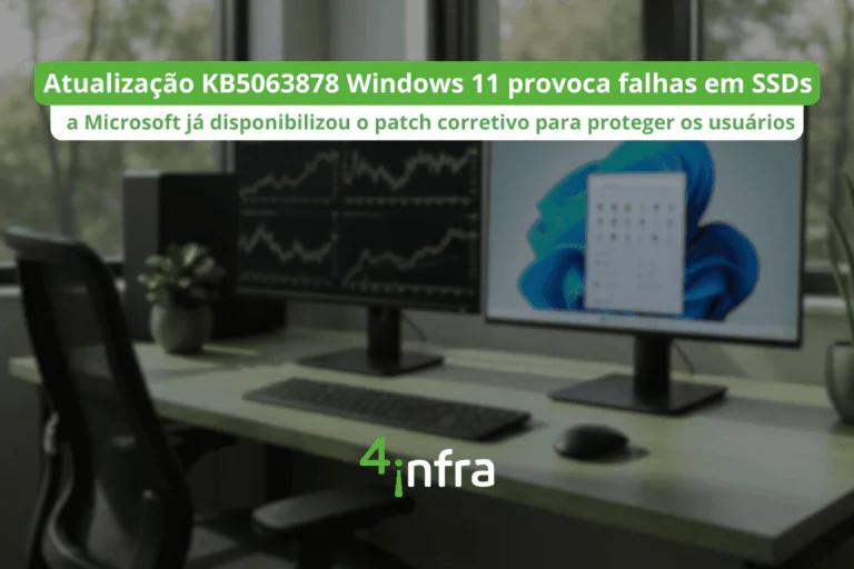 Atualização KB5063878 Windows 11 provoca falhas em SSDs; Microsoft libera correção