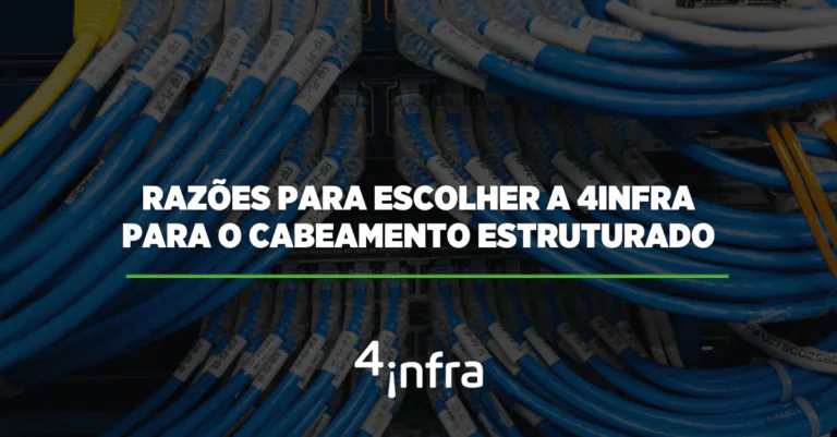 4infra para cabeamento estruturado em bh