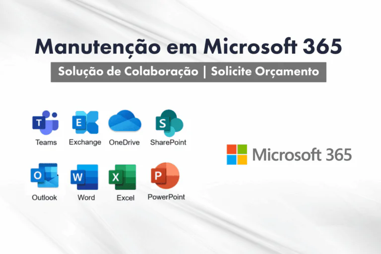 Manutenção em Microsoft 365