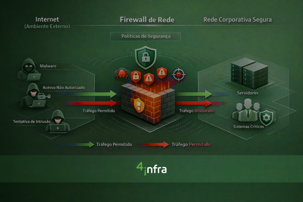 como funciona o firewall de rede